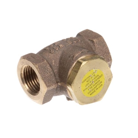 Vulcan Hart Valve, Swing Check-Brass Fin 00-833648-00002